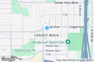 Map image of the property - 4300 Newton Ave