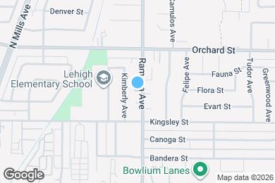 Map image of the property - 10216 Ramona Ave