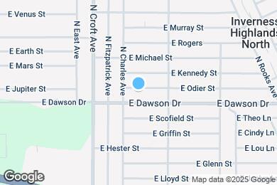 Map image of the property - 3074 E Odier St