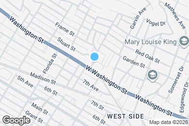 Map image of the property - 808 Hunt Ave