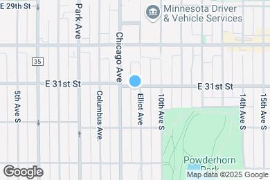 Map image of the property - 3100 Elliot Ave