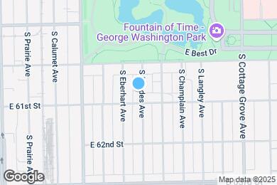 Map image of the property - 6044 S Rhodes Ave