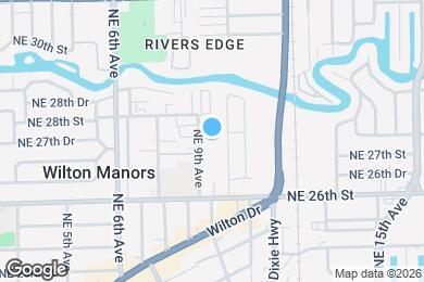 Map image of the property - 2702 NE 9th Ave