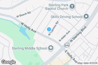 Map image of the property - 105 N Cypress Rd