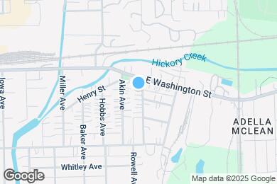 Map image of the property - 107 Arizona Ave