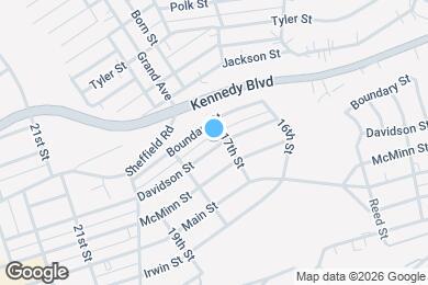 Map image of the property - 1706 Davidson St