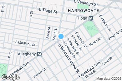 Map image of the property - 3311 Kensington Ave