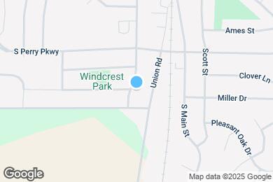 Map image of the property - 648 S Burr Oak Ave