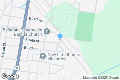 Map image of the property - 322 E 15th St
