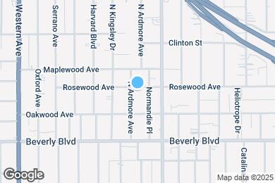 Map image of the property - 432 N Ardmore Ave