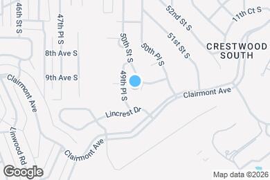 Map image of the property - 4904 12th Terrace S