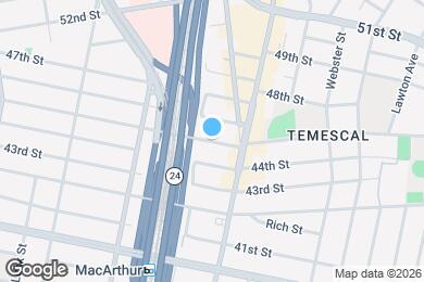 Map image of the property - 550 45th St