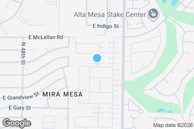 Map image of the property - 1456 N Banning