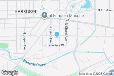 Map image of the property - 227 N Humboldt Ave N