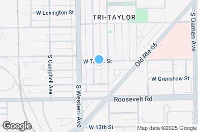 Map image of the property - 2317 W Taylor St