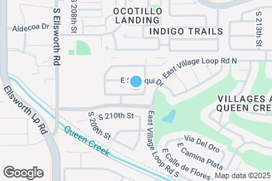 Map image of the property - 20962 E Vía Del Palo