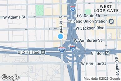 Map image of the property - 830 W Van Buren St
