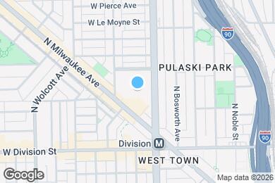 Map image of the property - 1230 N Ashland Ave