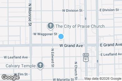 Map image of the property - 1331 N Union St