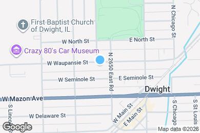 Map image of the property - 109 W Waupansie St