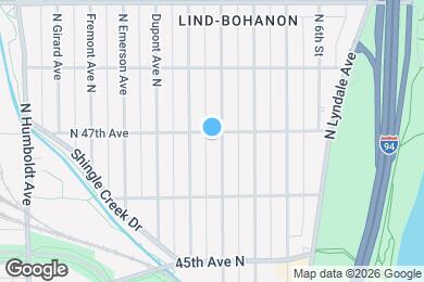 Map image of the property - 4653 Bryant Ave N
