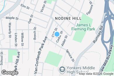 Map image of the property - Cedar St