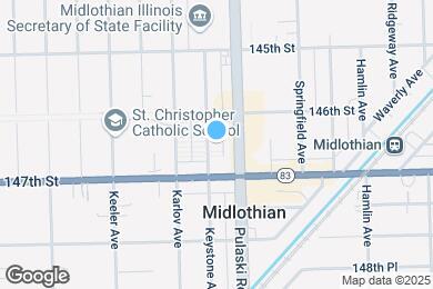 Map image of the property - 14633 Keystone Ave