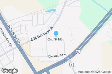 Map image of the property - 1233 2nd St NE