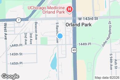 Map image of the property - 14437 S Ravinia Ave