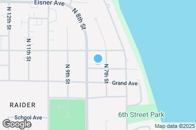 Map image of the property - 716 Columbus Ave