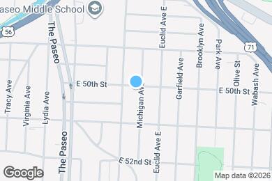 Map image of the property - 5004 Michigan Ave