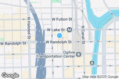 Map image of the property - 600 W Randolph St