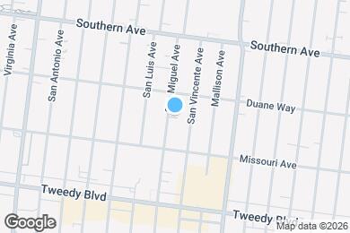 Map image of the property - 9540 San Miguel Ave