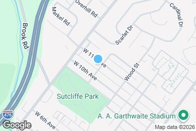 Map image of the property - 403 W 11th Ave