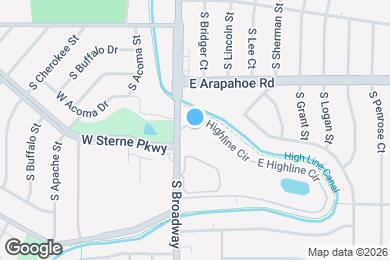Map image of the property - 50 E Highline Cir