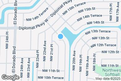 Map image of the property - 1228 NW 20th Pl