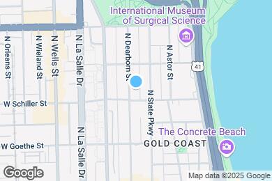 Map image of the property - 1415 N Dearborn St