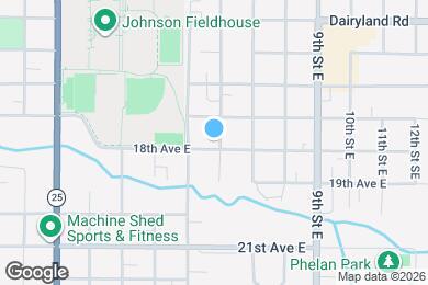 Map image of the property - 1721 6th St E