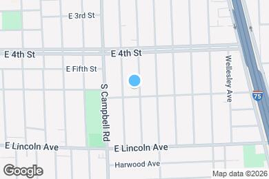 Map image of the property - 524 S Dorchester Ave