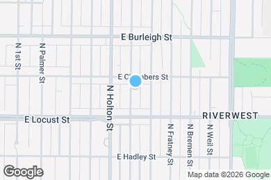Map image of the property - 2952 N Booth St