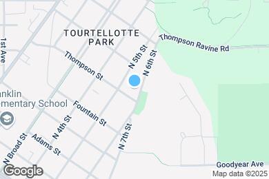 Map image of the property - 1412 N 6th St