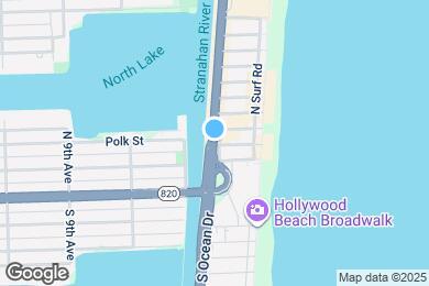 Map image of the property - 209 N Ocean Dr