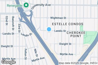 Map image of the property - 3509 Landis St