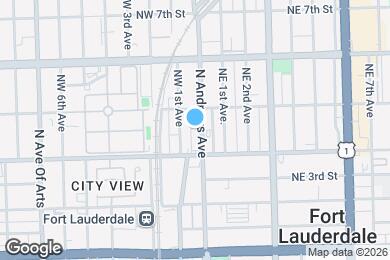 Map image of the property - 425 N Andrews Ave