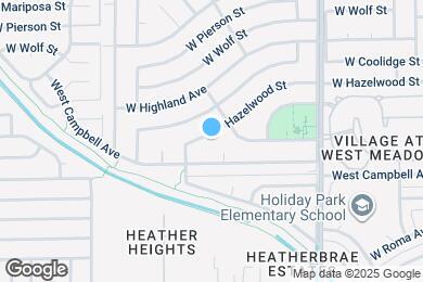 Map image of the property - 6921 W Hazelwood St