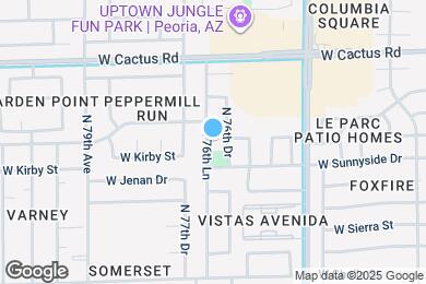 Map image of the property - 11841 N 76th Ln