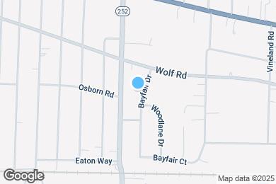 Map image of the property - 516 Bayfair Dr