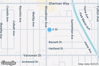 Map image of the property - 6954 Woodman Ave