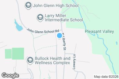 Map image of the property - Evergreen Village Apartments