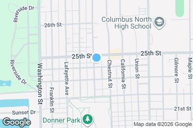 Map image of the property - 2405 Sycamore St
